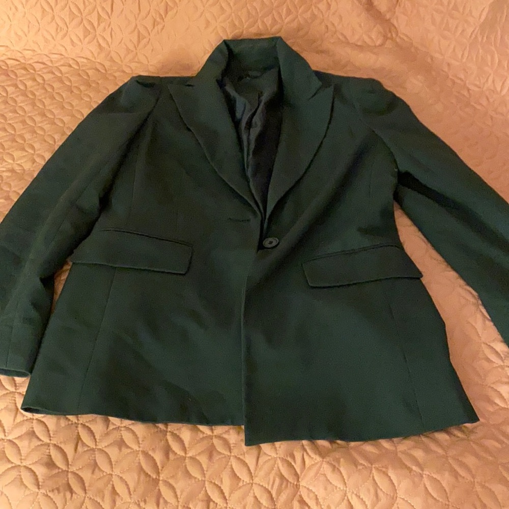 Green blazer, size medium